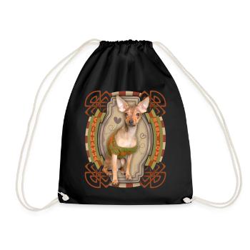 Chihuahua, dicton drôle, amour amour - Sac de sport léger - noir - Devant
