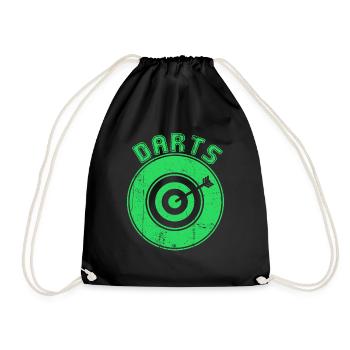 darts - Turnbeutel - Schwarz - Vorne