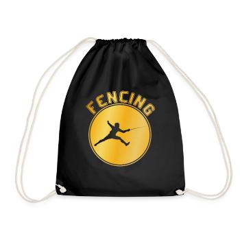 Escrime - Sac de sport léger - noir - Devant