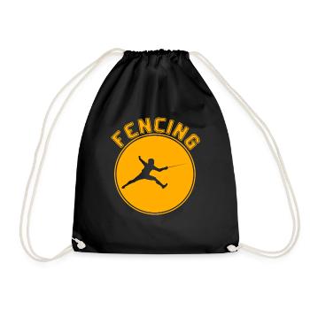 Escrime - Sac de sport léger - noir - Devant