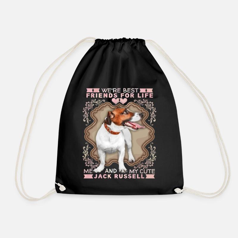 Jack-Russell-Terrier, Hund, süßer Terrier, Spruch - Turnbeutel - Schwarz