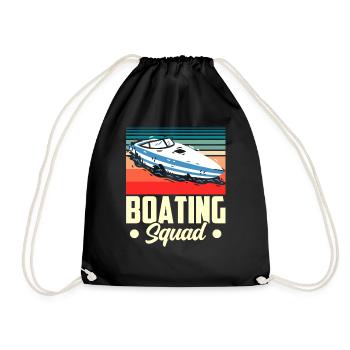 Équipe de navigation Bateau Bateau Yacht Voilier - Sac de sport léger - noir - Devant
