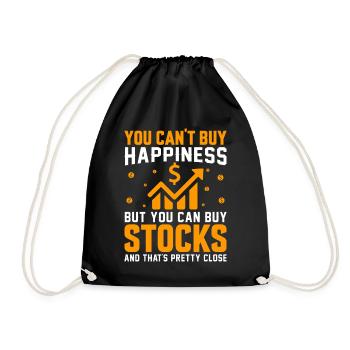 Trader Day Trading Forex Finance Actions boursières - Sac de sport léger - noir - Devant