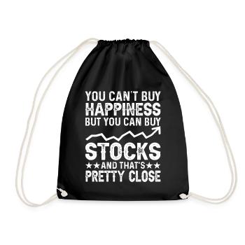 Trader Day Trading Forex Finance Actions boursières - Sac de sport léger - noir - Devant