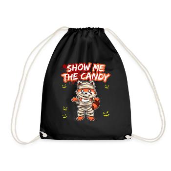 Câlins gratuits Sarcasme d’Halloween Effrayant Effrayant Costume Effrayant - Sac de sport léger - noir - Devant
