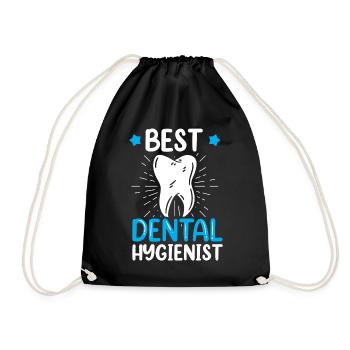 Meilleur hygiéniste dentaire Dentiste Hygiène dentaire - Sac de sport léger - noir - Devant