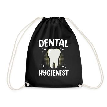 Équipe d’hygiénistes dentaires Dentiste Hygiène dentaire - Sac de sport léger - noir - Devant
