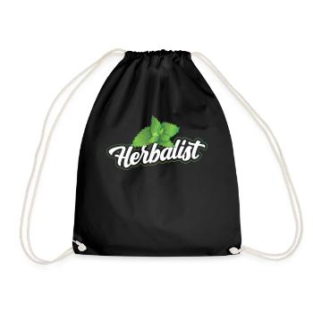 Herb Collector Herb Garden Herbes aromatiques - Sac de sport léger - noir - Devant