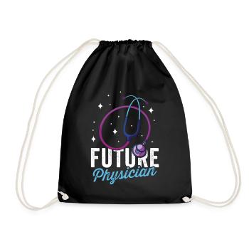 Futur Docteur Médecine Docteur Profession - Sac de sport léger - noir - Devant