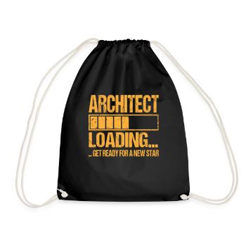 Architect loading Architect Training - Drawstring Bag - black - Front