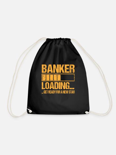 Bankkaufmann loading Bankkaufmann Ausbildung - Turnbeutel - Schwarz