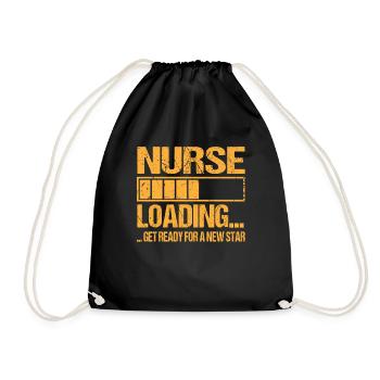 Nurse loading Nurse - Drawstring Bag - black - Front