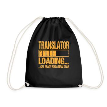 Traducteur chargement Formation de traducteur - Sac de sport léger - noir - Devant
