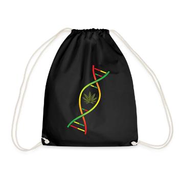 Good Vibes Seulement Rastafari Rasta Jamaïque Reggae - Sac de sport léger - noir - Devant