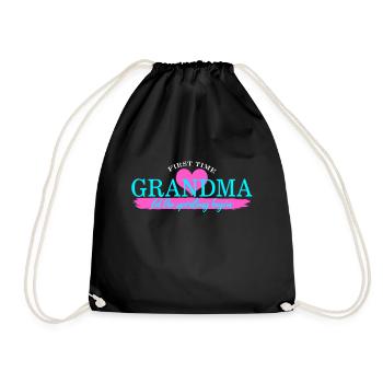Grand-mère pour la première fois Let The Spoiling Begin Shirt, - Sac de sport léger - noir - Devant