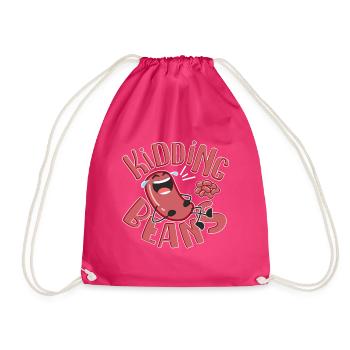 Funny Kidding Beans - Cool Bean-gigt-idea - Drawstring Bag - fuchsia - Front