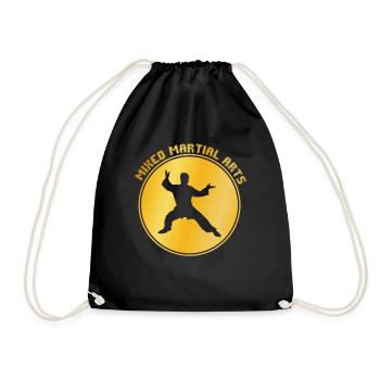 Martial arts - Drawstring Bag - black - Front