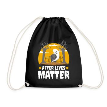 After Lives Matter - Turnbeutel - Schwarz - Vorne