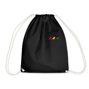 Good Vibes Seulement Rastafari Rasta Jamaïque Reggae - Sac de sport léger - noir - Devant