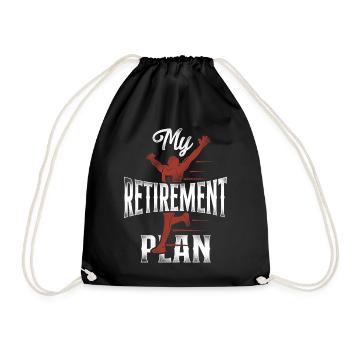 Running Runner Half Marathon - Drawstring Bag - black - Front