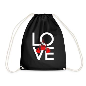 culturisme - Sac de sport léger - noir - Devant