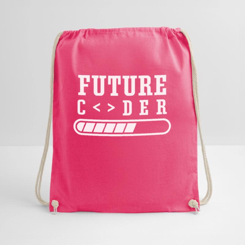 Future Coder Programmer Coding Code Drawstring Bag