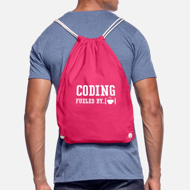 Programmieren Angetrieben Durch Koffein Coding Turnbeutel