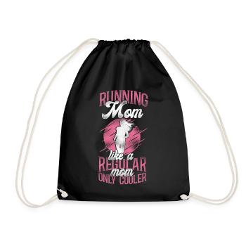 Running Runner Semi-Marathon Maman - Sac de sport léger - noir - Devant