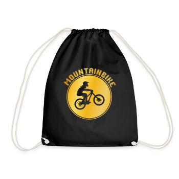 Mountainbiking - Turnbeutel - Schwarz - Vorne