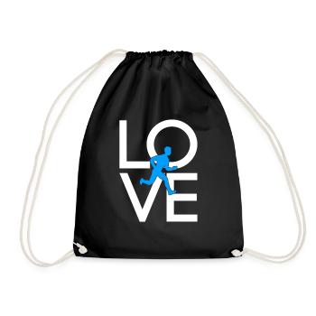 Jog - Drawstring Bag - black - Front