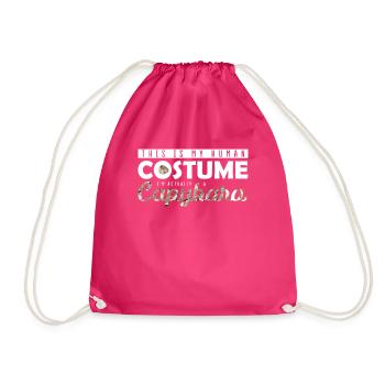 Im a Capybara en costume humain Wasserschwein - Sac de sport léger - fuchsia - Devant