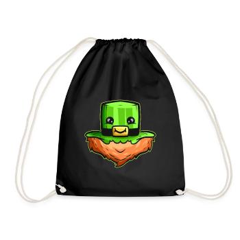 Kawaii a avec le visage et la barbe rouge pour st. - Sac de sport léger - noir - Devant