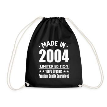 Fabriqué en 2004 Vintage Retro Limited Edition - Sac de sport léger - noir - Devant