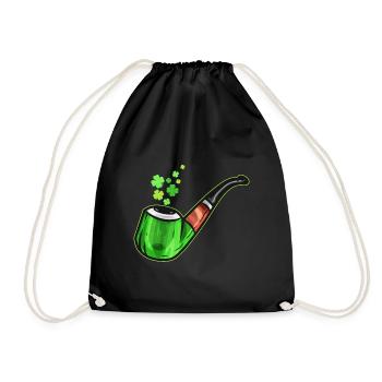 Green Pipe envoie des Shamrocks sur St. Patricks - Sac de sport léger - noir - Devant