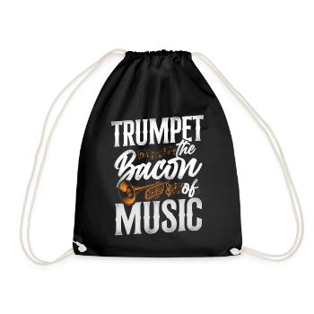 Trumpet Player Vintage Trumpet The - Turnbeutel - Schwarz - Vorne