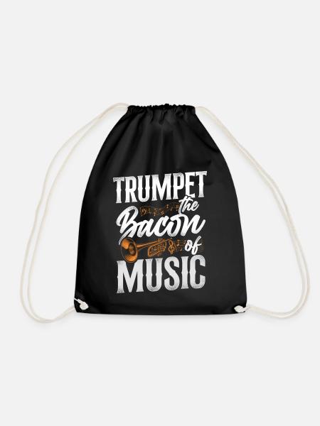 Trumpet Player Vintage Trumpet The - Turnbeutel - Schwarz