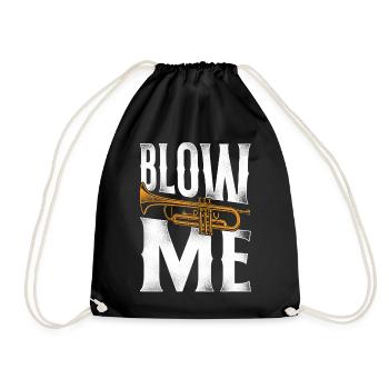 Trompettiste Vintage Blow Me - Sac de sport léger - noir - Devant