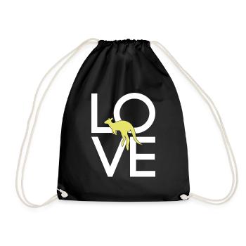 Kangourou - Sac de sport léger - noir - Devant