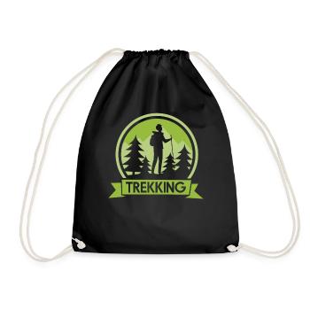 Amateurs de trekking Randonnée Randonnées Randonneurs - Sac de sport léger - noir - Devant