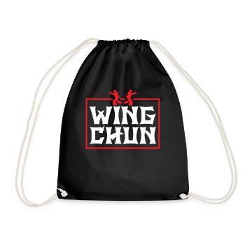 Wing Chun Training Trainer Martial Arts Martial Arts - Drawstring Bag - black - Front