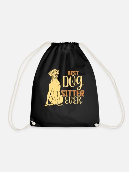 Bester Hundesitter Aller Zeiten Hund Dog Sitting - Turnbeutel - Schwarz