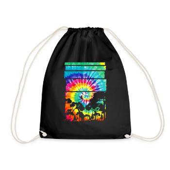 Africa Safari Savannah - Drawstring Bag - black - Front