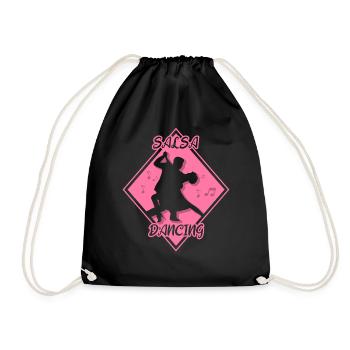 Salsa Dancing Hobby Dance Danseur - Sac de sport léger - noir - Devant