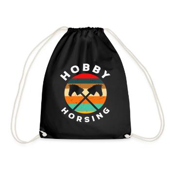 Rétro Hobby Horse Hobby Horsing - Sac de sport léger - noir - Devant