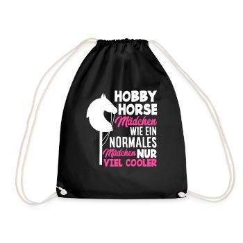 Hobby Horse Hobby Horsing Girls - Sac de sport léger - noir - Devant