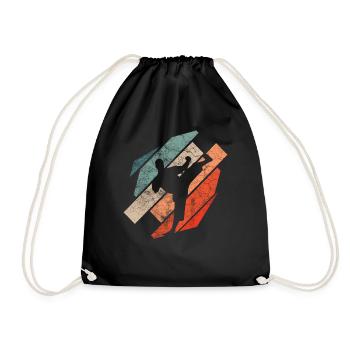 Karaté - Sac de sport léger - noir - Devant