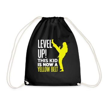 Karaté Ceinture Jaune Enfant - Sac de sport léger - noir - Devant