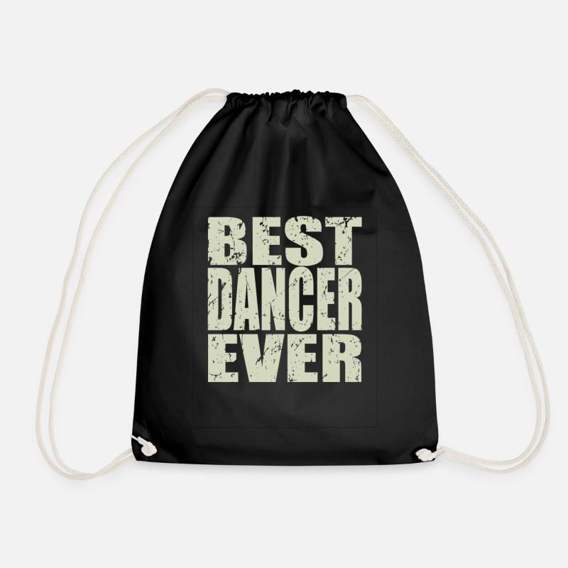 Best Tänzer ever Tänzer Geschenk - Turnbeutel - Schwarz