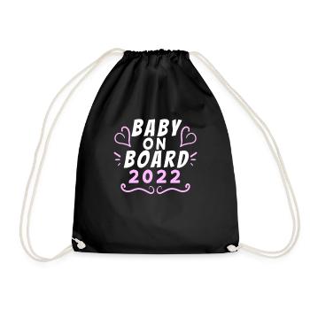 Bébé 2022 - Naissance Enceinte 2022 - Sac de sport léger - noir - Devant
