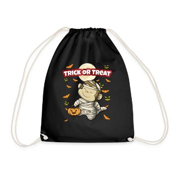 Truc ou traiter effrayant monstre d’Halloween effrayant - Sac de sport léger - noir - Devant